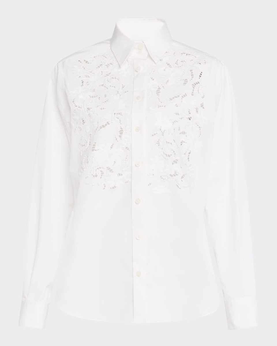 Embroidered Cotton Shirt